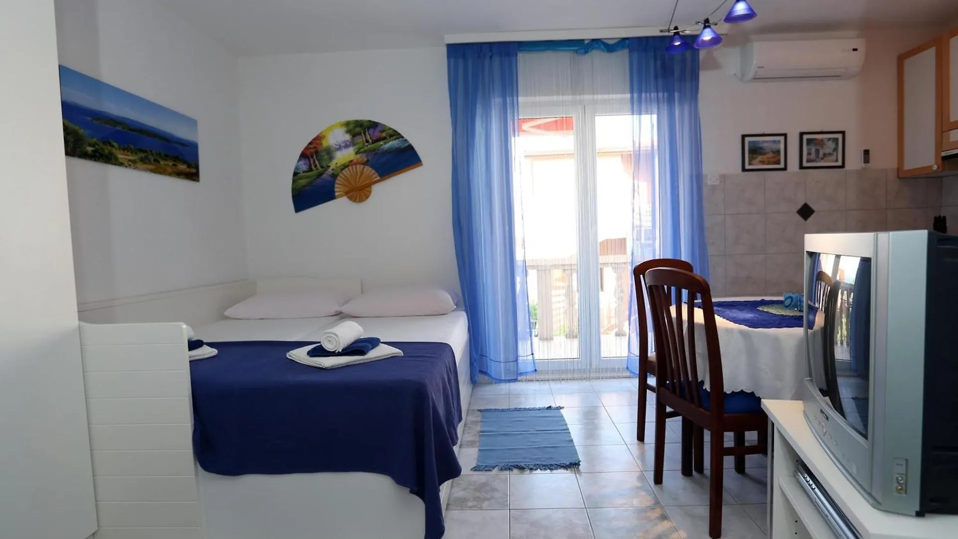 شقة Villa Mediteran, Kleine Ferienwohnung Mit Balkon تروغير كرواتيا